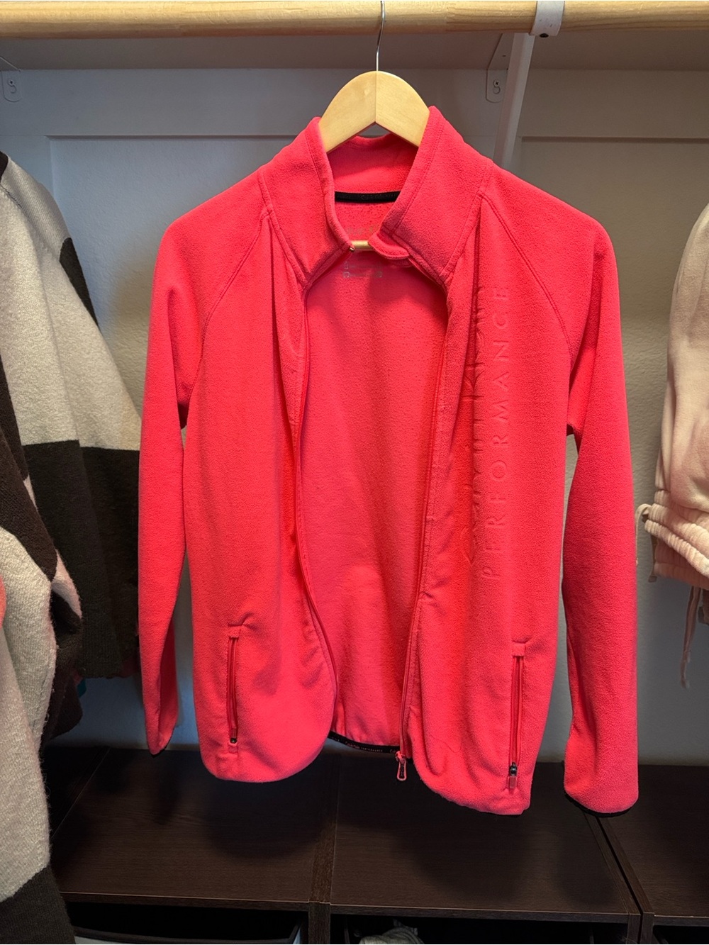 Calvin Klein Coral Fleece Full-Zip Jacket